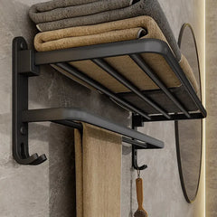 Multifunctional Bathroom Rack – Fold & Store