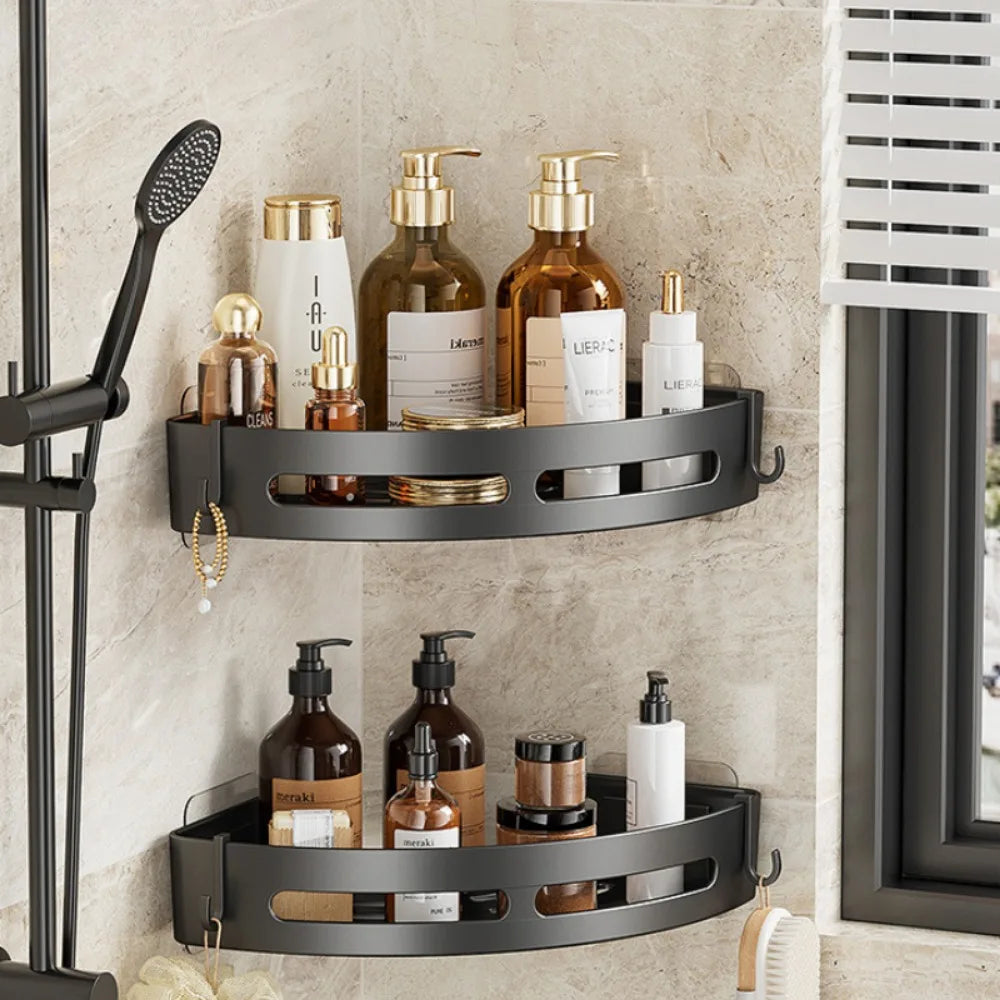 Space-Saving Bathroom Storage Rack