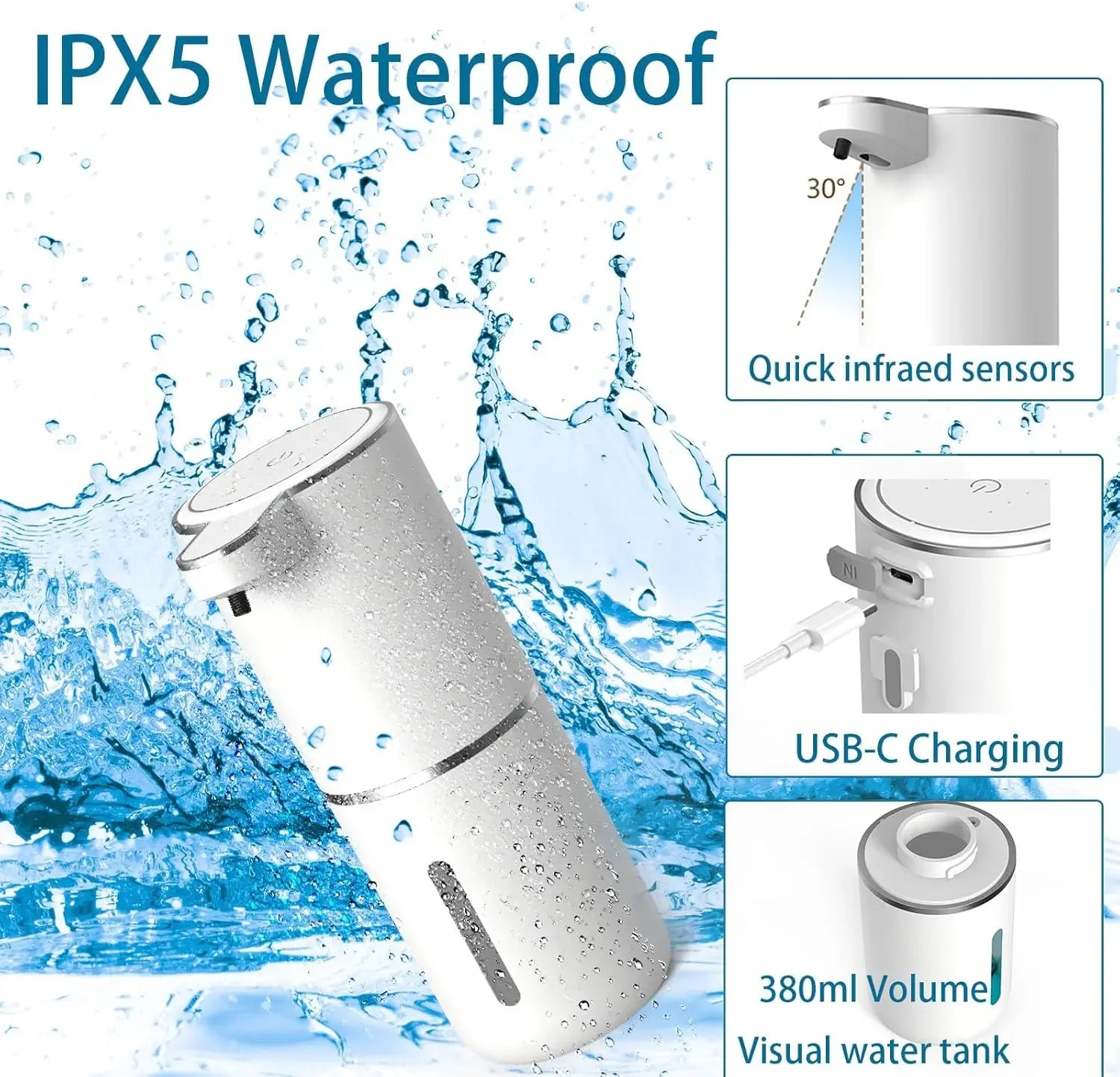 Automatic Rechargeable Soap Dispenser