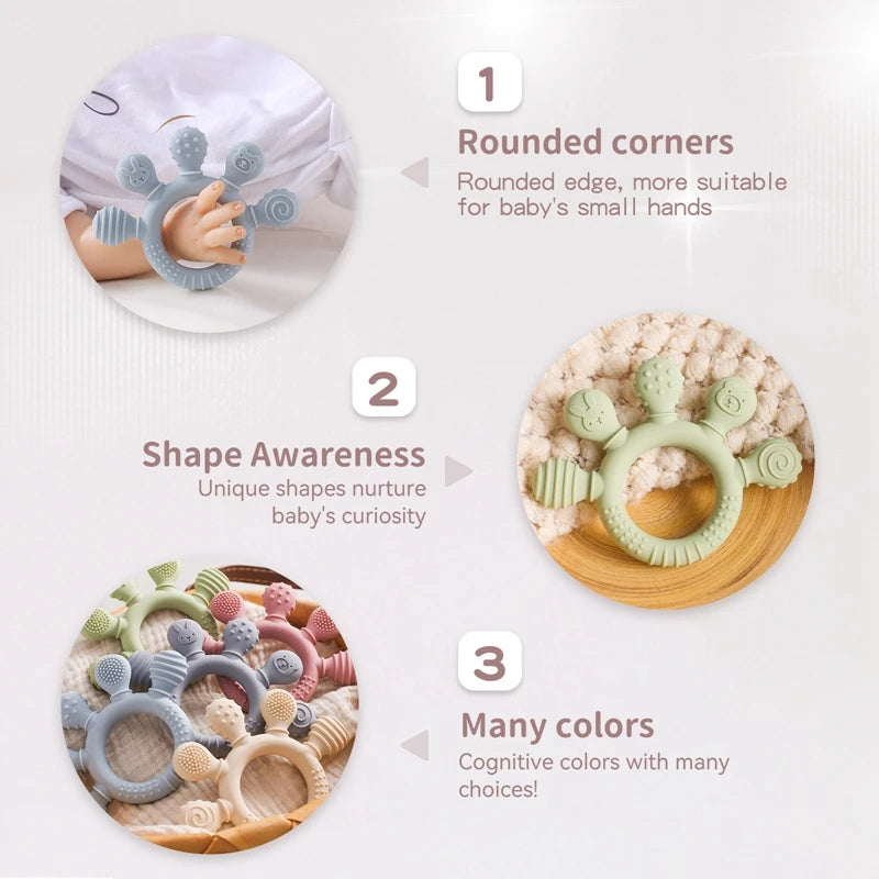 Soft Silicone Baby Teether